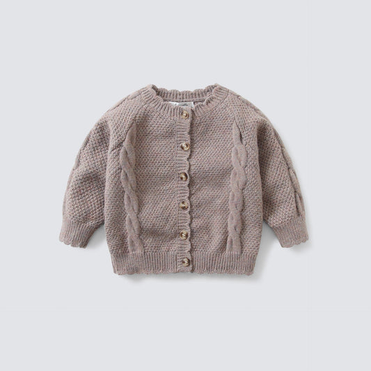 Fashion Baby Kid Girls Solid Color Cardigan