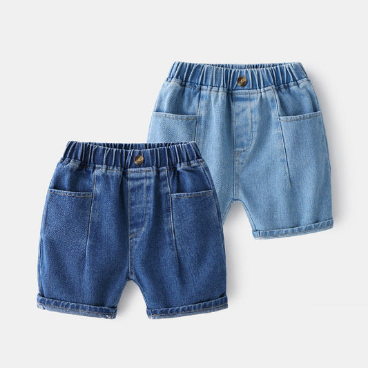 Baby Kid Boys Solid Color Shorts