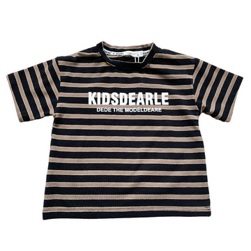 Baby Kid Girls Striped Letters T-Shirts