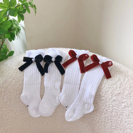 Girls Bow Accessories Socks