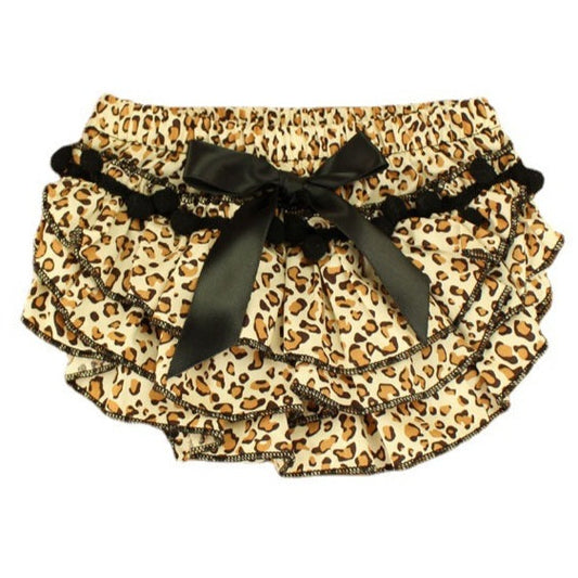 Girls Leopard Print Shorts