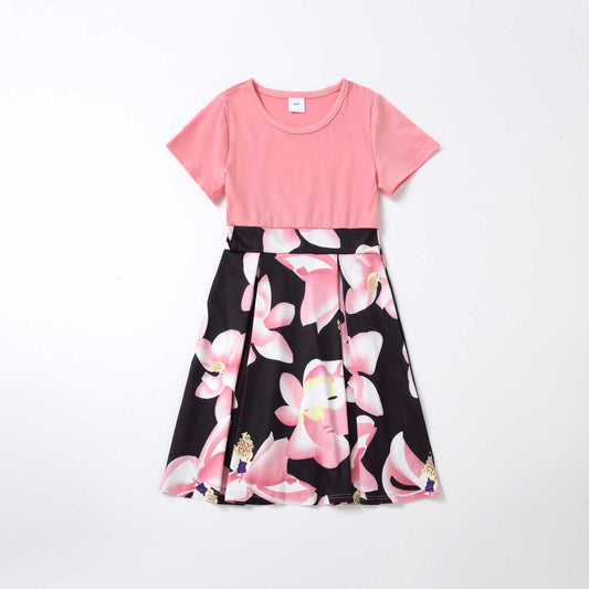 Mommy And Me Baby Kid Print Dresses