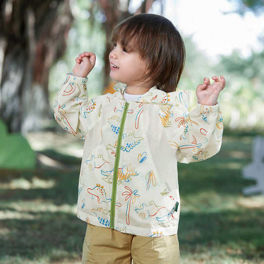 Baby Kid Boys Dinosaur Print Jackets Outwears