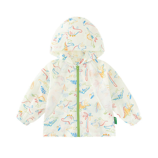 Baby Kid Boys Dinosaur Print Jackets Outwears