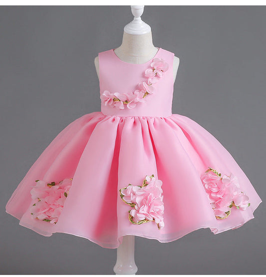 Baby Kid Girls Flower Dressy Dresses Princess Dresses