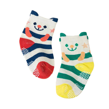 Baby Kid Unisex Striped Love heart Polka dots Animals Cartoon Print Accessories Socks