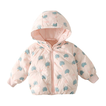 Baby Kid Unisex Plant Print Jackets Outwears