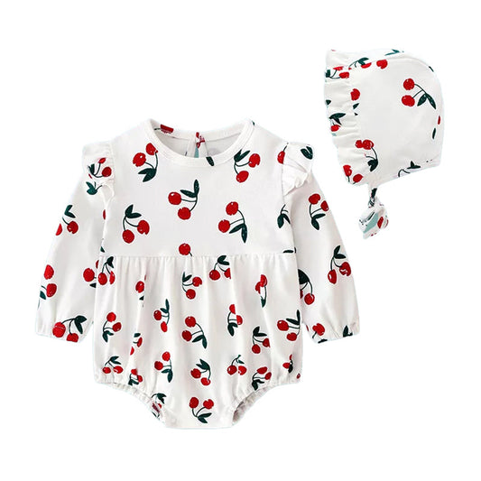 Baby Girls Fruit Rompers