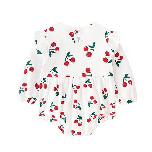 Baby Girls Fruit Rompers