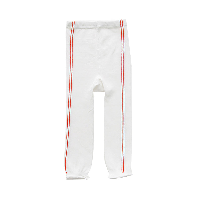Baby Toddler Girl Striped Side Legging Pants