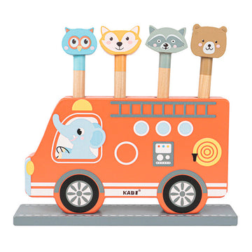 Cartoon Print Wooden Preschool Toy