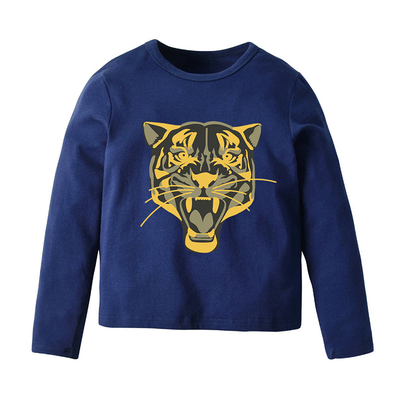 Kid Boy Tiger Print T-shirt