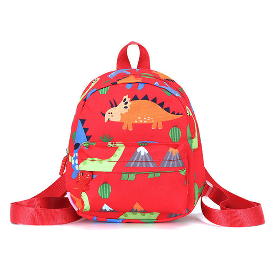 Cute Kid Dino Print Backpack