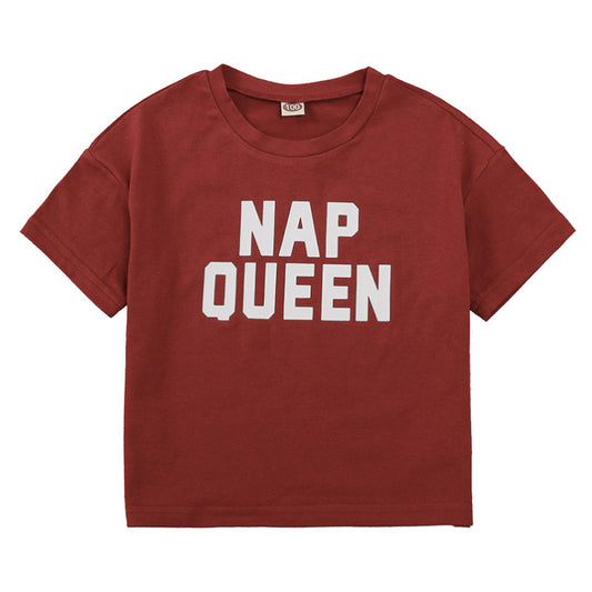 Kid Girl Nap Queen T-shirt