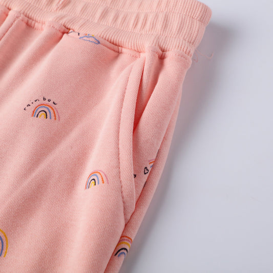 Kid Girl Rainbow Casual Pants