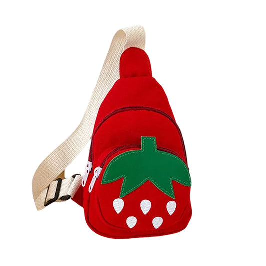 Cute Kid Strawberry Crossbody Bag