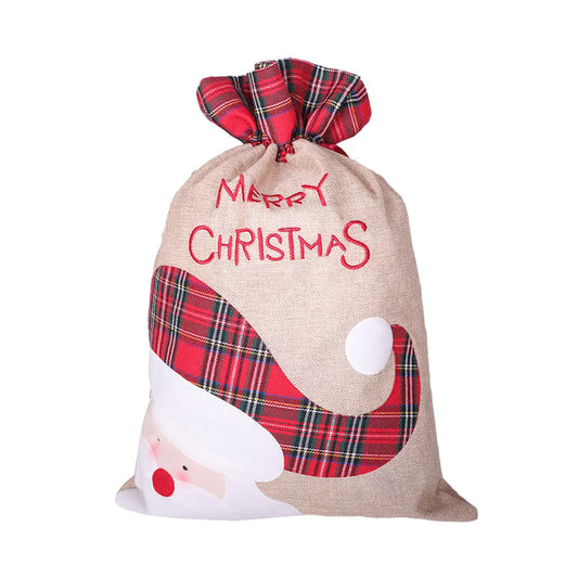 Fashion Merry Christmas Plaid Candy Bag