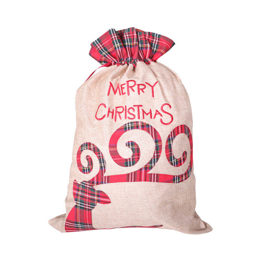 Fashion Merry Christmas Plaid Candy Bag