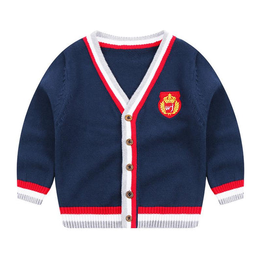 Kid Knitted School Cardigan