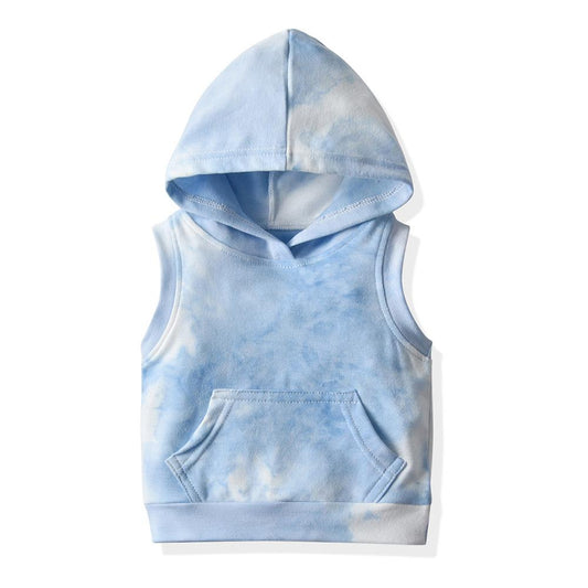 Kid Tie Dye Hooded Tank Tops