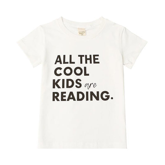 Cute All The Cool Kids Are Reading T-Shirt For Baby Kid