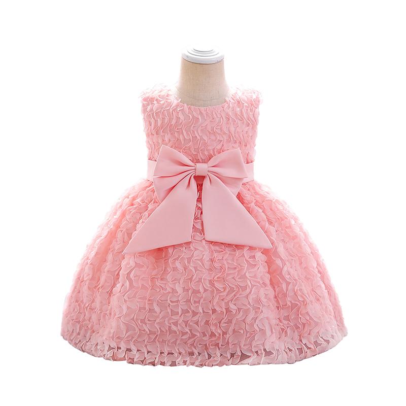 Cute Kid Girl Bowknot Decor Tank Party Dress