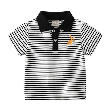 Sumer Animal Print Kid Boy Polo Shirt