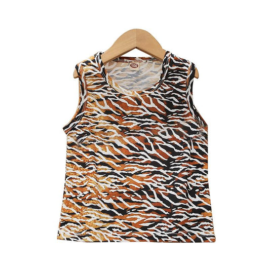 Kid Zebra Print Tank Top