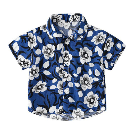 Kid Boy Short Sleeve Hawaii Shirt