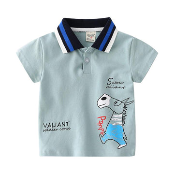 Kid Boy Saber Valiant Soldier Come Polo Shirt