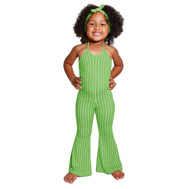 Cute Mom And Me Stripe Cami Jumpsuit