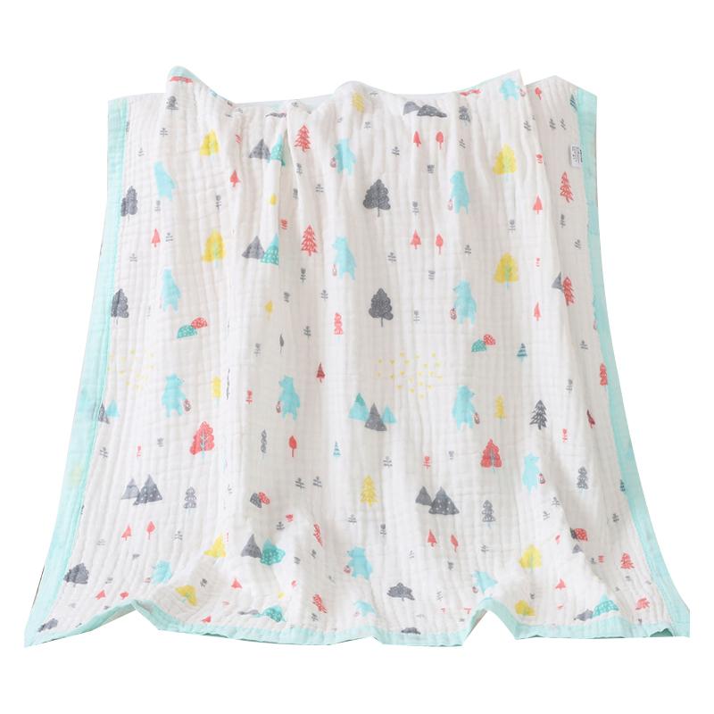 Fashion Print Muslin Blanket